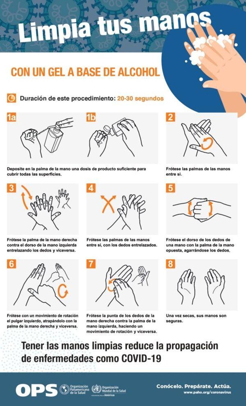 refuerce las medidas de higiene