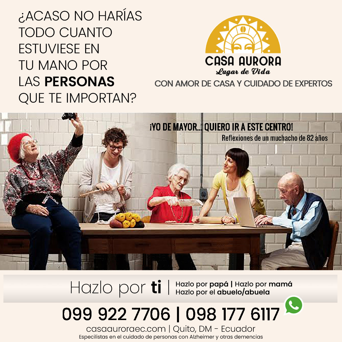 Actividades salud mental en el adulto mayor 