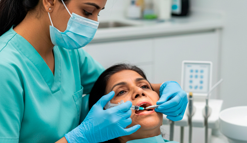 Control de salud bucal en adultos mayores